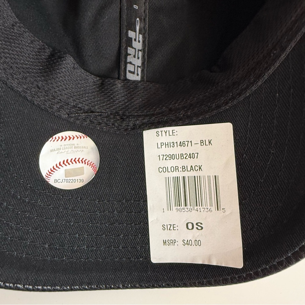 Pro Standard MLB Philadelphia Phillies Jewel Logo Dad Hat Black NWT - Picture 10 of 12